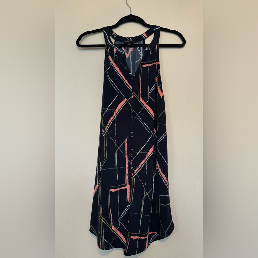 Cocktail spring and summer flowy dress with pockets